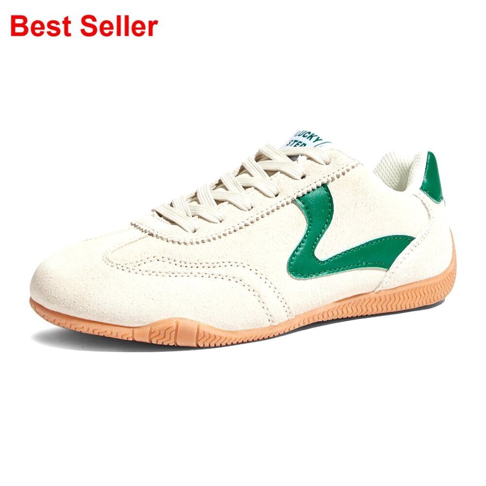 Women's Casual Walking Shoes Lightweight Suede Non Slip Fashion Sneakers